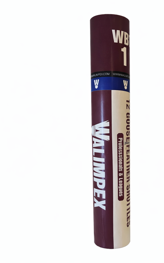 Walimpex WBT- 1:  12 Premium Goose Feather Shuttlecocks